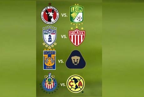Así queda la liguilla del Apertura 2016