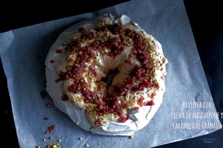 pavlova mascarpone y caramelo-kidsandchic