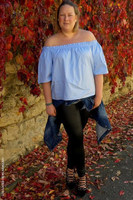 fall-otoño-look-talla-grande-plus-size-curvy-los-looks-de-mi-armario-legging-polipiel-lace-up-zara-negro-girl-curvy-chaqueta-vaquera04 http://www.loslooksdemiarmario.com/2016/11/fall-look-curvy.html