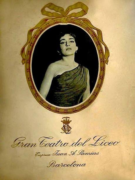 MARIA CALLAS EN EL LICEU DE BARCELONA, 5 DE MAIG DE 1959, A LA BARCELONA D' ABANS, D' AVUI I DE SEMPRE...22-11-2016...!!!