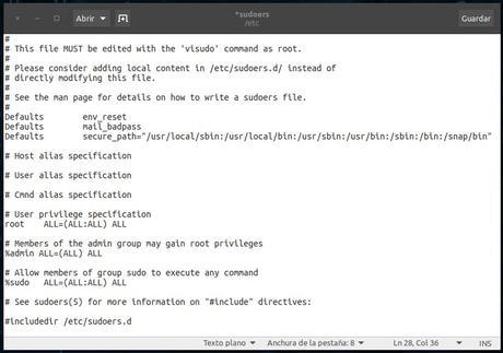 Como ver asteriscos cuando tecleamos la contraseña en la Terminal de Ubuntu