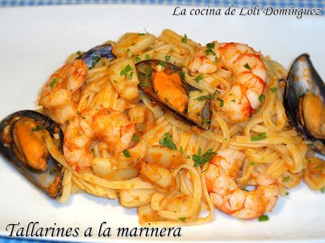 Tallarines a la marinera