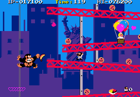 Ríete de Donkey Kong en 'Crash Time Plumber', un nuevo plataformas para Atari ST