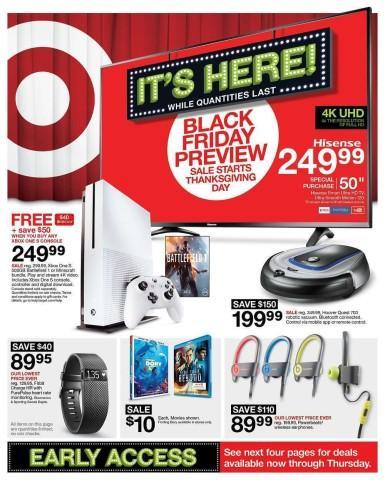 Ofertas para Target Viernes Negro 2016