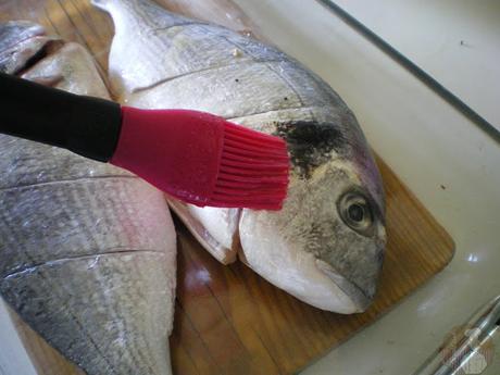 Dorada al horno: Elaboración