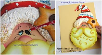 Adornos en foami navideños tutoriales para hacerlos