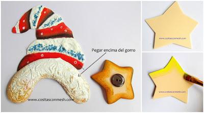 Adornos en foami navideños tutoriales para hacerlos