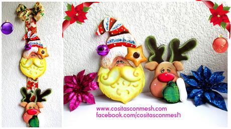 Adornos en foami navideños tutoriales para hacerlos