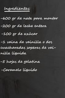 Panna Cotta o panacota de vainilla y caramelo