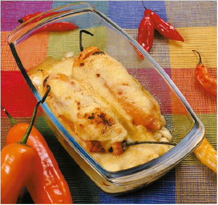 Ají amarillo relleno