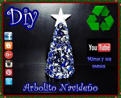 Diy. Arbolito Navideño Reciclando