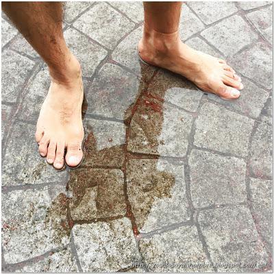 Después de la carrera aun quedaban ganas de agua Después de la carrera aun quedaban ganas de agua