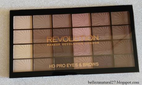 MAKEUP REVOLUTION ESPECIAL NAVIDAD: PALETA EYES & BROWS Y LIP TRENDS NUDE