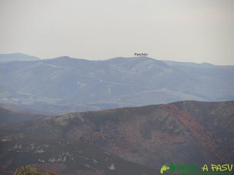 Vista del Panchón desde el Pico Mocoso