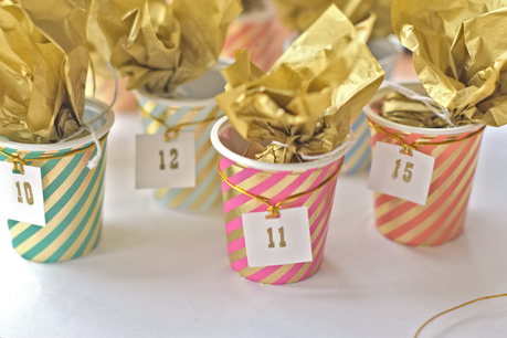 Un sencillo calendario de adviento de última hora / Easy last minute advent calendar