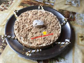 TARTA MOUSSE DE POLVORONES SIN AZÚCAR