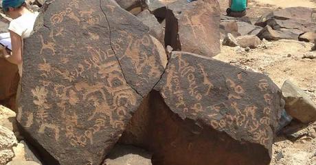 Miles de antiguas inscripciones descubiertas en el Desierto Negro de Jordan sugieren que la vida floreció en el pasado