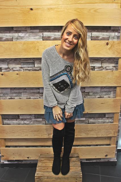 JERSEY PEDRERIA ÉTNICO + FALDA TUL