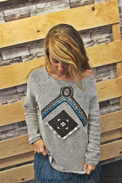 JERSEY PEDRERIA ÉTNICO + FALDA TUL