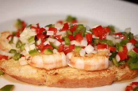 TOSTA DE GAMBAS