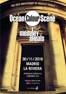 DMR cubrirá el concierto en Madrid de Ocean Colour Scene (30-11-2016)