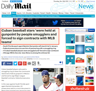 Beisbolistas cubanos: amenazados y obligados a firmar con las Grandes Ligas