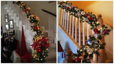  escaleras-decoradas-guirnaldas-navideñas