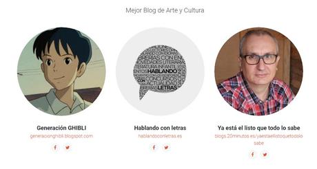 Generación GHIBLI, finalista de los Premios Bitácoras 2016