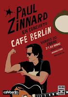Concierto de Paul Zinnar en Café Berlín