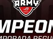 ASUS corona campeón liga regular División Honor