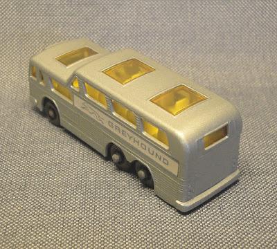 Un ómnibus Greyhound de Matchbox