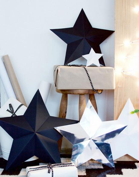 diy estrella navidad