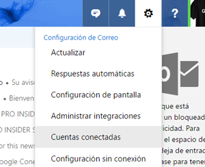 Conectar otras cuentas de correo a Outlook [2017]