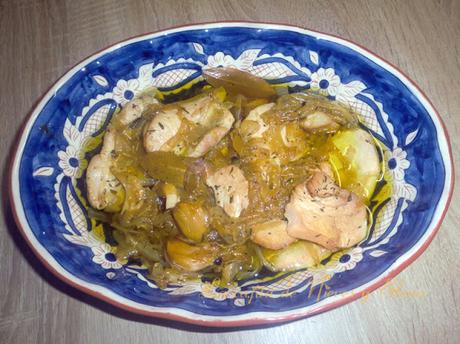 Pavo en escabeche