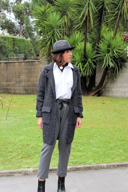 MIS LOOKS- TODO AL GRIS CON PUNTO Y APARTE