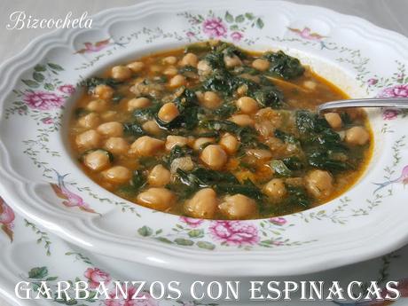 GARBANZOS CON ESPINACAS