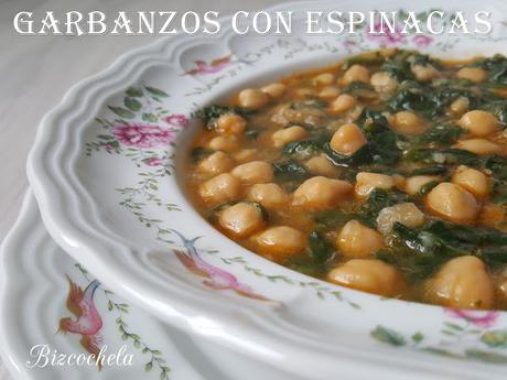 GARBANZOS CON ESPINACAS