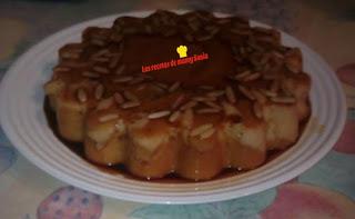 FLAN DE PIÑONES DE MI AMIGA CHELO