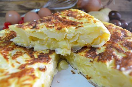 TORTILLA DE PATATAS SALUDABLE (LIGHT) (2 CUCHARADAS DE ACEITE)