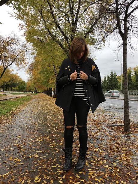 MILITARY CAPE (DIY).-