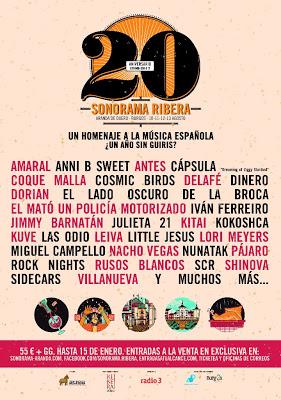 Sonorama Ribera 2017: Primeras Confirmaciones