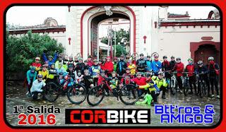 1ª Salida 2016 CORBIKE Btt'ros & Amigos