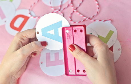 Guirnalda para enviar como felicitación navideña con imprimible incluido / Garland to give as Christmas card with free printable