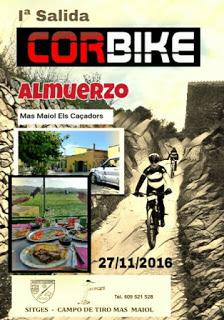 1ª Salida 2016 CORBIKE Btt'ros & Amigos