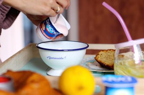 Desayuno con Yogurt #yomecuido