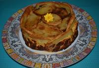 Pastel de patata con setas