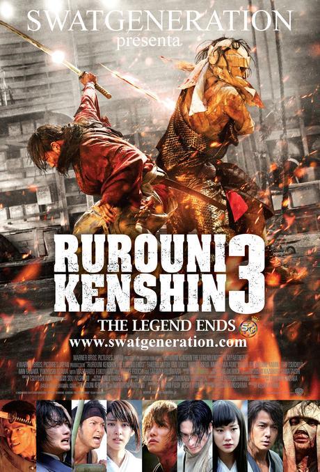 póster rurouni kenshin iii