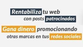 patrocinadores en redes sociales