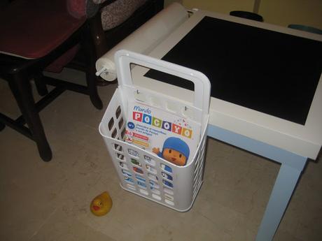 DYD mesa pizzarra CON ACCESORIOS