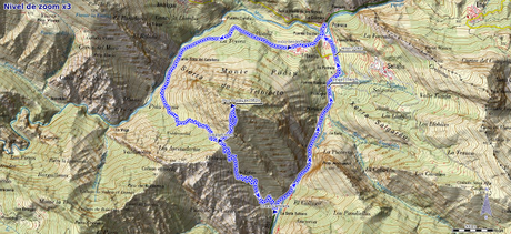 Mapa de la ruta al Pondio